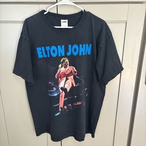 Elton John 1997 Tour Graphic Tee Shirt Men's Large